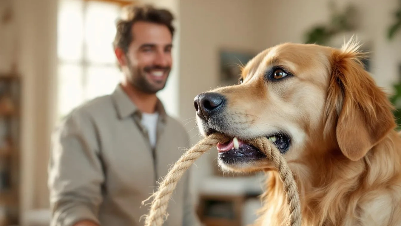 Das Geschenk-Dilemma: Warum Ihr Hund Ihnen Spielzeug bringt, es aber niemals loslassen will