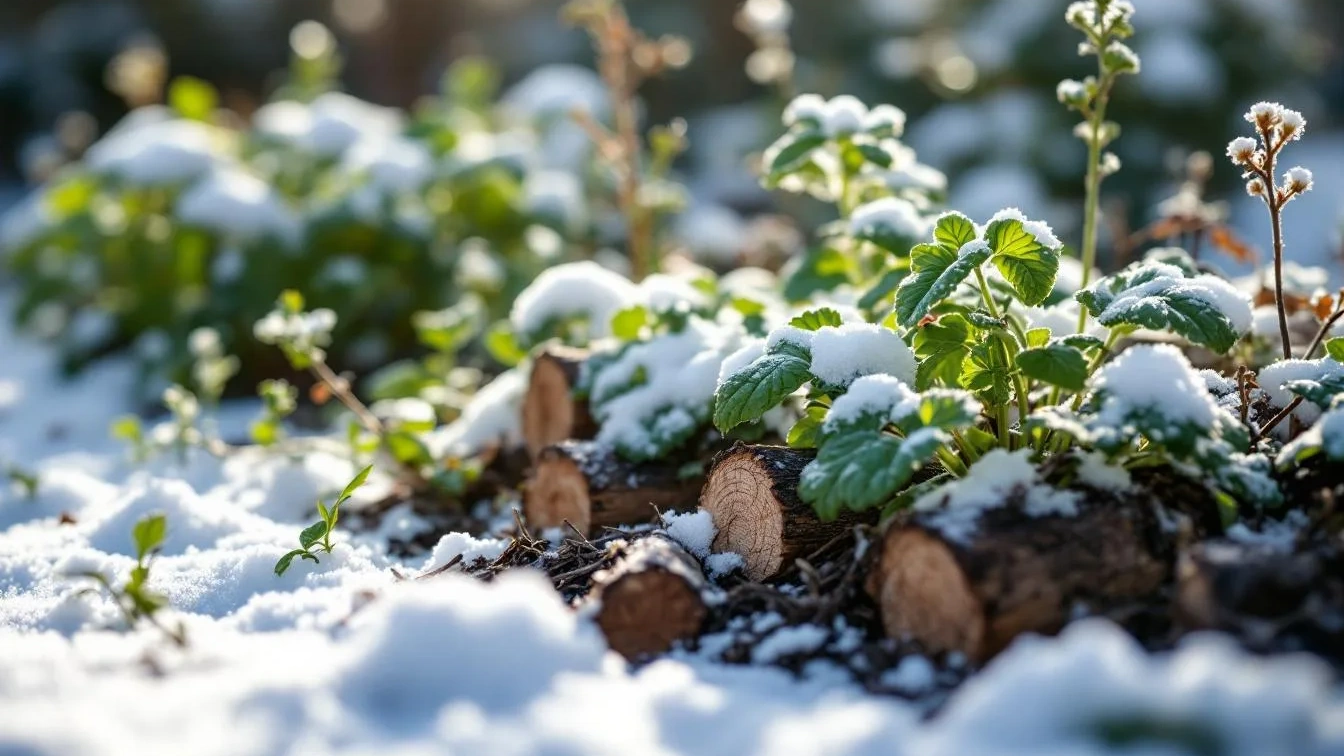 Pflanzen-Retter: Warum vergrabenes Holz im Winterbeet Ihre Ernte vor dem Erfrieren schützt